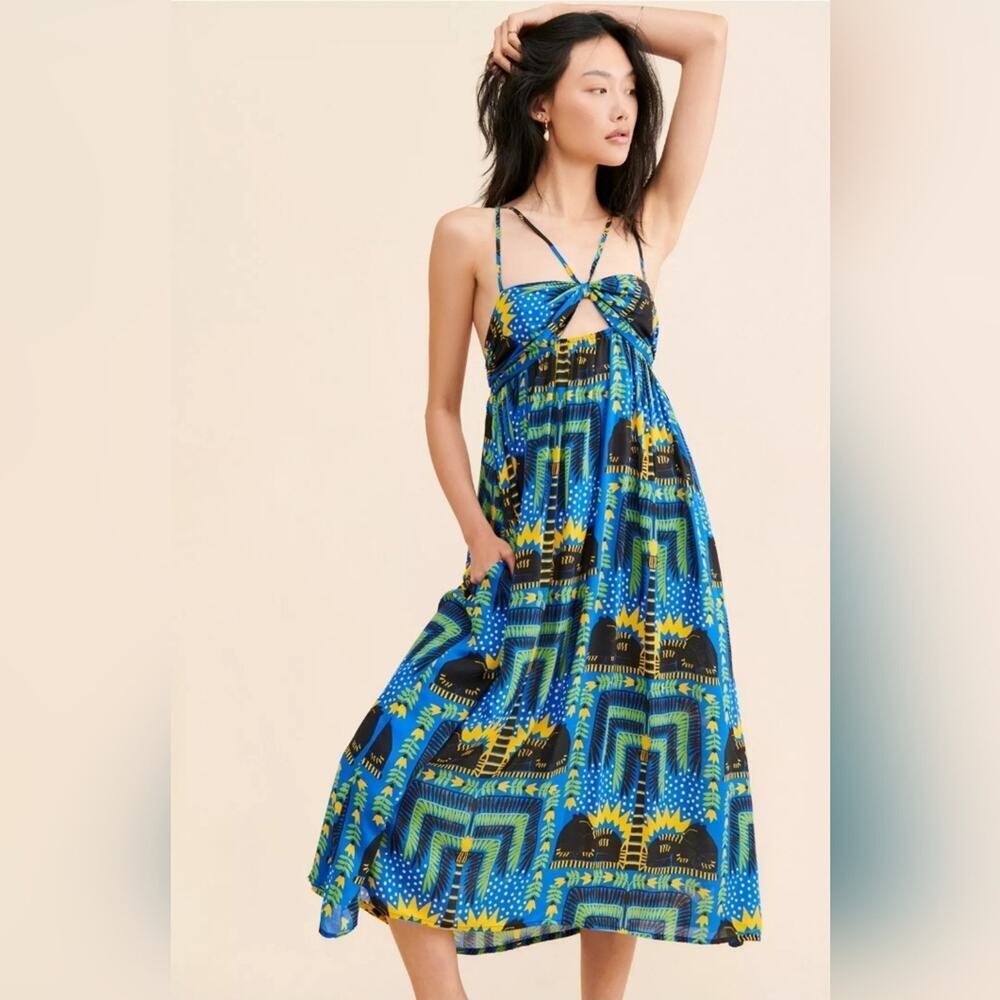 NWT Anthropologie Joao Incerti Maxi dress. Size L. Retails $98